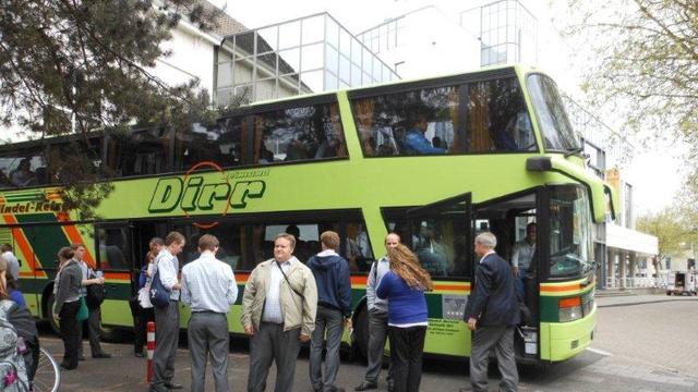 El autobús de la gira de la Sinfónica de vientos – Zwolle, Holanda